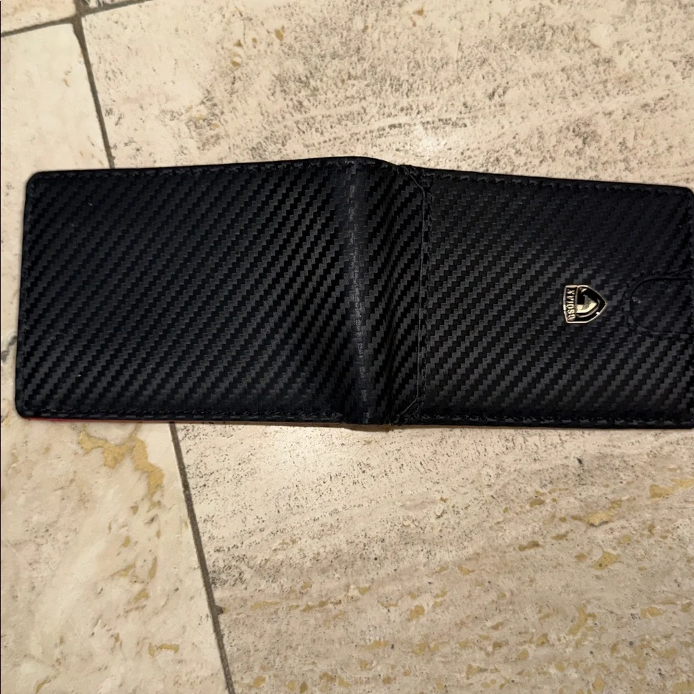 Black Carbon Fiber Wallet
